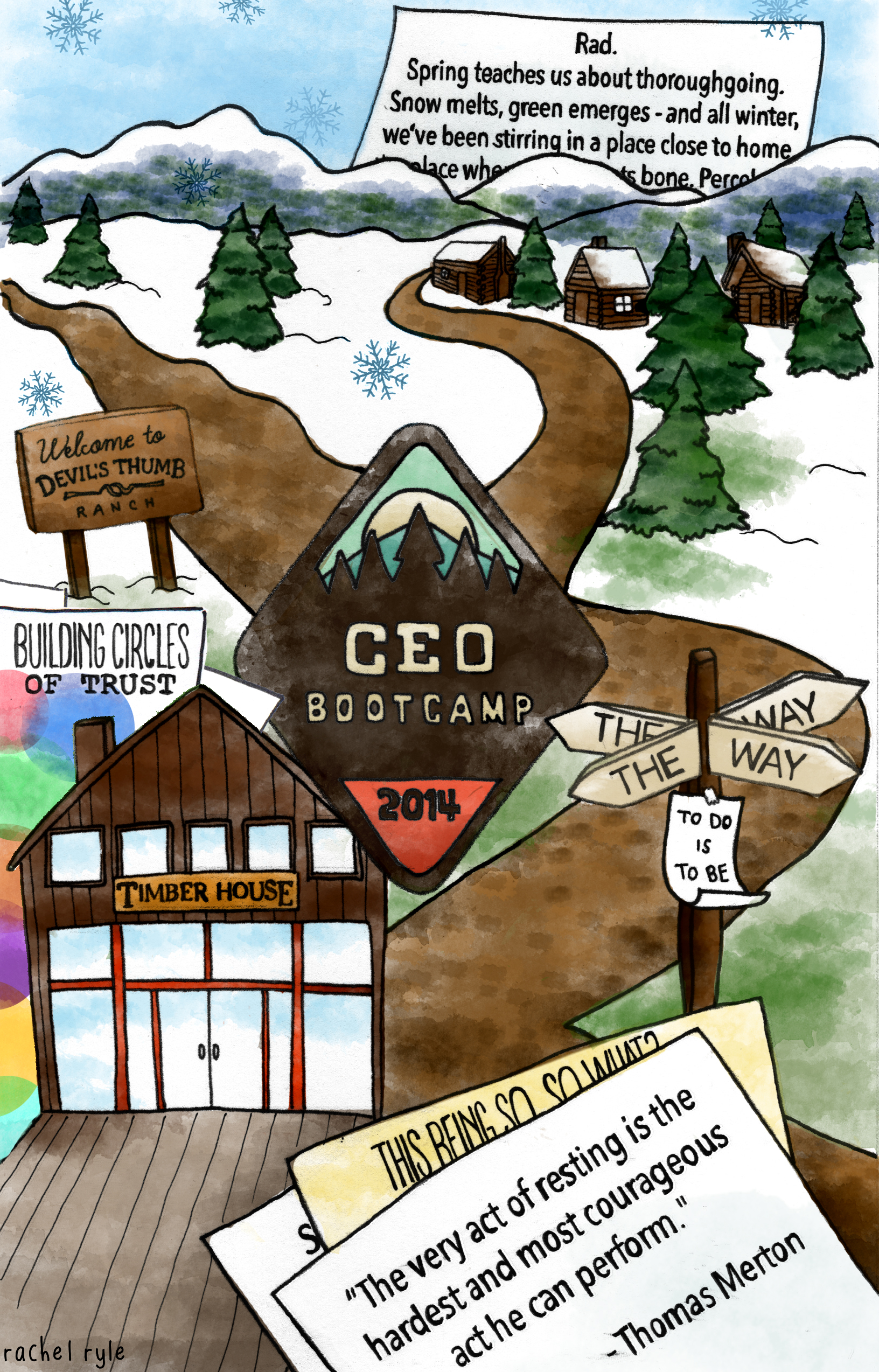 CEO Bootcamp – Learnings and Illustration by Rachel